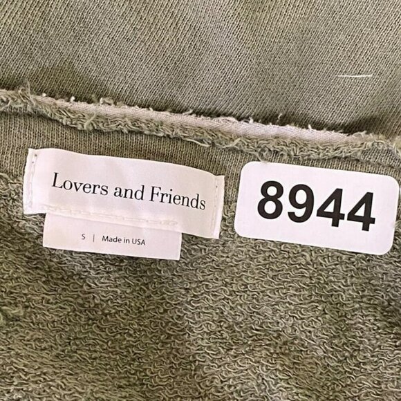 Lovers and Friends Oversized Henley Pullover - Olive Green - Picture 3 of 11